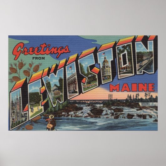 Lewiston, Maine (Scene) Poster (Voorkant)