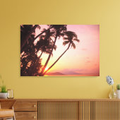 Lewolin Village, Illi Api Island, Selat Boleng Canvas Afdruk (Insitu (Woonkamer))