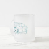 Lex ES350 2013 Matglas Koffiemok (Voorkant links)