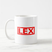 Lex stempel koffiemok (Links)