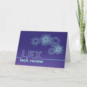 Lex Tech Review Custom Design Holiday Kaart