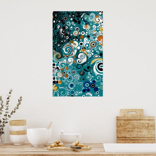 LEXA - Poster Abstrait (Cuisine)