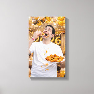 Lexar op Oud en Nieuw Canvas Afdruk