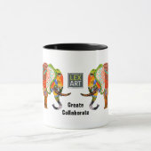 LexArt Creëer werkt ellephant-Mok samen Mok (Midden)