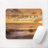 L'excellence est tapis de souris inspiré (Avec souris)