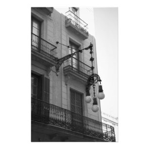 L'Exiample Balcony Photo Print (Barcelone, Espagne