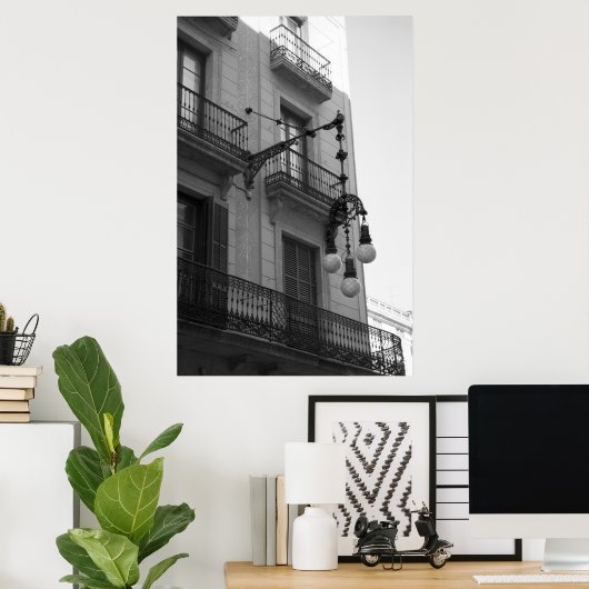 L'Exiample Poster Print (Barcelone, Espagne) (Bureau à domicile)