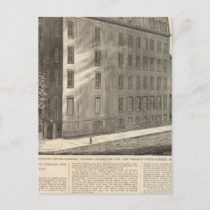 Lexington Avenue Turkse en Romeinse baden Briefkaart