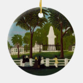 Lexington Battle Monument, c.1830 Keramisch Ornament (Achterkant)