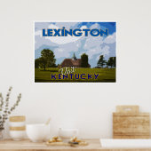 Lexington, bezoek Kentucky... Poster (Keuken)