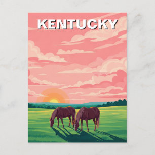 Lexington Kentucky Briefkaart Horse Boerderij