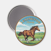 Lexington Kentucky Briefkaart Magneet (Voorkant / Achterkant)