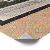 Lexington, Kentucky - grote lettertjes Poster (Hoek)