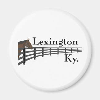 Lexington Kentucky Horse and Fence Magneet