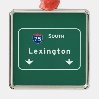 Lexington Kentucky Interstate Highway Freeway : Metalen Ornament