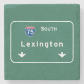 Lexington Kentucky Interstate Highway Freeway : Stenen Onderzetter (Voorkant)