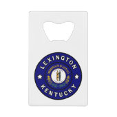 Lexington Kentucky Kredietkaart Flessenopener (Voorkant)