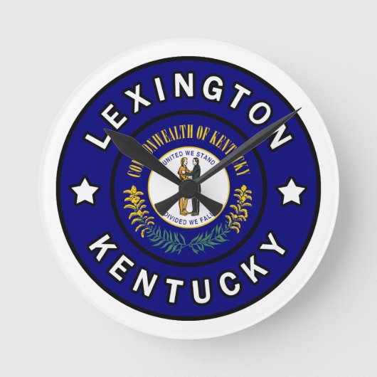 Lexington Kentucky Ronde Klok (Voorkant)