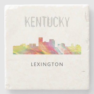 LEXINGTON KENTUCKY SKYLINE WB1 - STENEN ONDERZETTER
