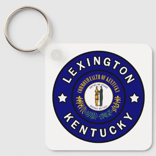 Lexington Kentucky Sleutelhanger (Voorkant)
