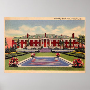 Lexington Kentucky Spindletop Stock Boerderij Poster