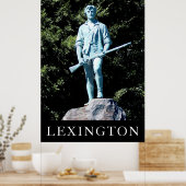 Lexington Minuteman Poster (Keuken)