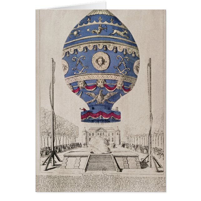 L'expérience du ballon des frères de Montgolfier (Devant)