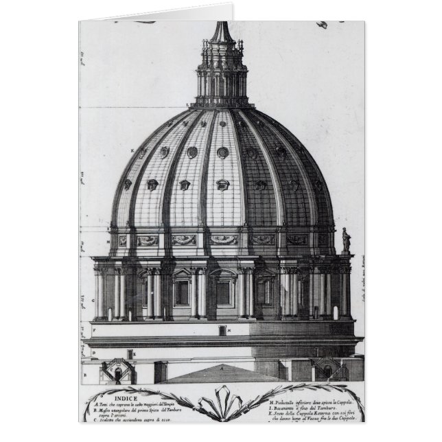 L'extérieur du dôme de St Peter, Rome (Devant)
