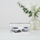 Lexus blanc et cartes de visite blancs de benz de (Debout devant)