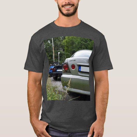 Lexus IS200 / IS300 T-Shirt met Mazda MX-5 Miata (Voorkant)