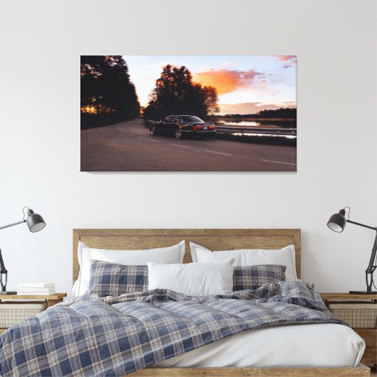 Lexus LS400 Canvas Afdruk (Insitu (Slaapkamer))