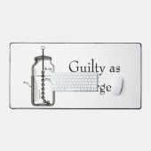 Leyden Jar Guilty in beschuldiging gesteld Bureaumat (Keyboard & Muis)