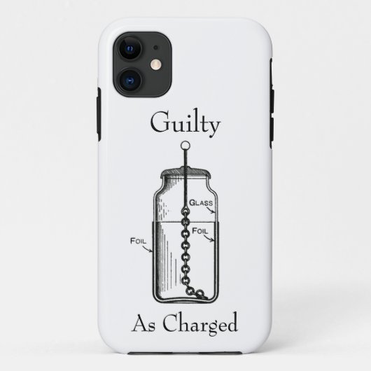 Leyden Jar Guilty in beschuldiging gesteld Case-Mate iPhone Case (Achterkant)