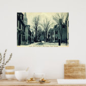 Leyden St Pilgrim Plymouth MA c1908 Poster (Keuken)