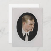 Leyendecker Arrow Collar Man Feestdagenkaart (Voorkant / Achterkant)