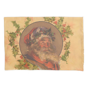Leyendecker Kerstman Antiek Victoriaans Kussensloop
