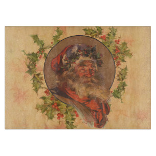 Leyendecker Kerstman Antiek Victoriaans Snijplank