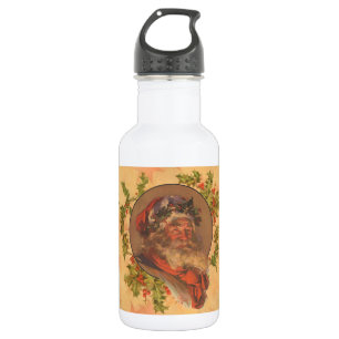 Leyendecker Kerstman Antiek Victoriaans Waterfles