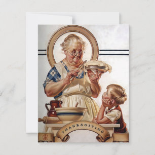 Leyendecker Thanksgiving Feestdagenkaart