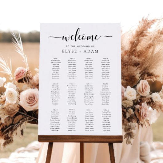 Leyton Modern Minimal 12 Poster de table