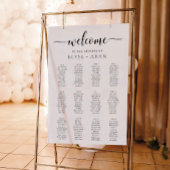 Leyton Modern Minimal 12 Poster de table