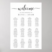 Leyton Modern Minimal 12 Poster de table (Devant)