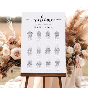 Leyton Modern Minimal 12 Poster voor tafelzitplaat