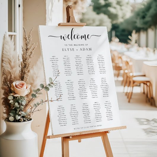 Leyton Modern Minimal 15 Poster de table