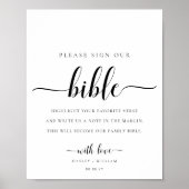 Leyton Signer Notre Bible Mariage Livre d'or (Devant)