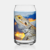 Lézard gris au coucher du soleil (Recto)