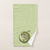 Lézard vert (Serviette à main)