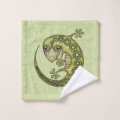 Lézard vert (Gant de toilette)