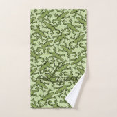 Lézards embrouillés (Serviette à main)