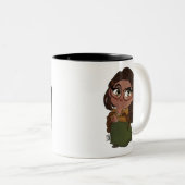 Lezbi Nerdy Mug Deux Tons (Devant droit)